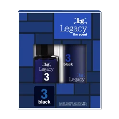 LEGACY "3 black" Edt 50ml + Deo 150ml