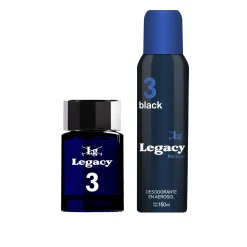 Alternative view of LEGACY "3 black" Edt 50ml + Deo 150ml