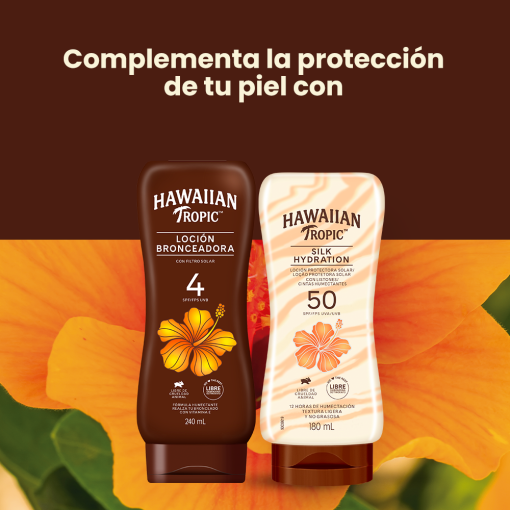 Hawaiian Tropic "Cocoa Butter" Loción Bronceadora 4-SPF 240ml - Imagen 5