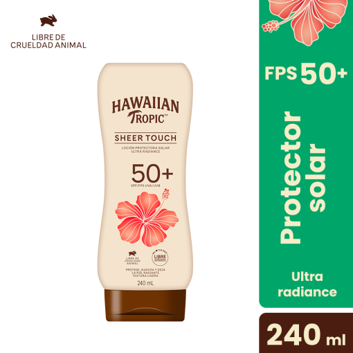 HT "Sheer Touch Ultra Radiance" Loción 50-SPF 240ml - Imagen 2