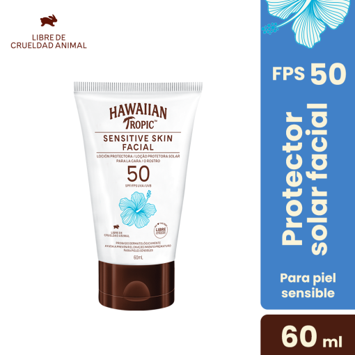 HT "Sensitive Skin" Loción facial 50-SPF 60ml - Imagen 2