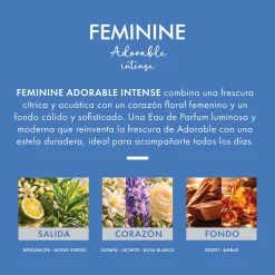 Feminine "Adorable Intense" eau de parfum nat. spray 50ml - Imagen 4